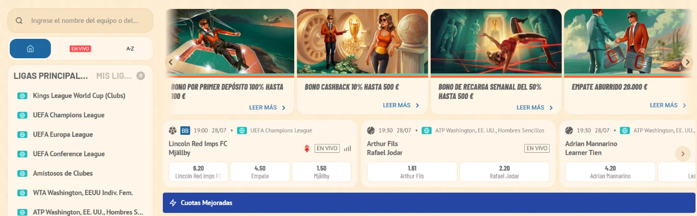 Apuestas deportivas